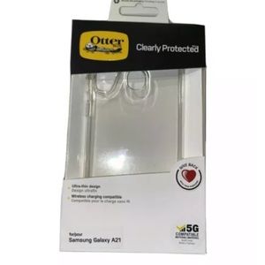 💜Samsung Galaxy A21 clearly Protected Skin Series